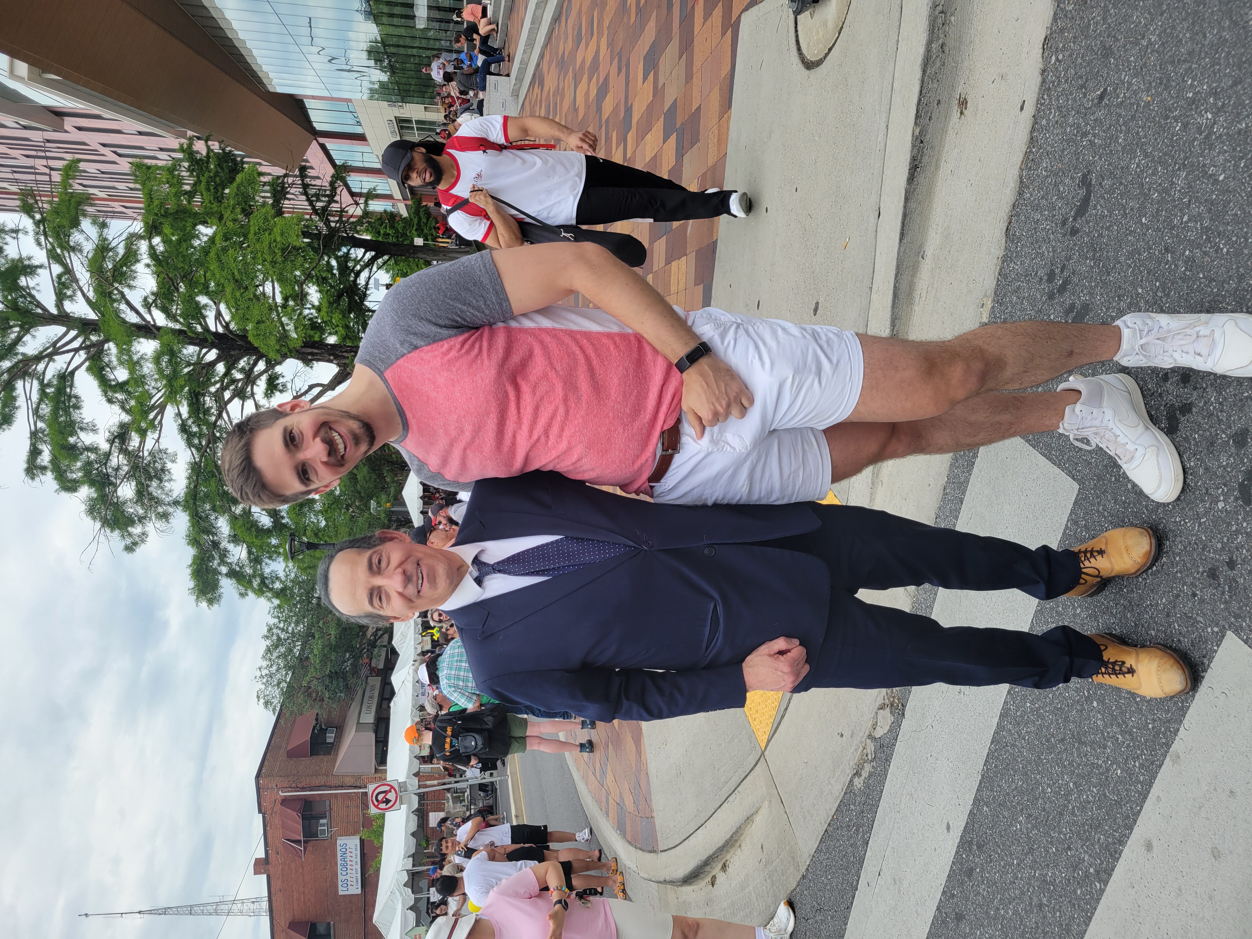 Simon Weaver at a community event in Montgomery County